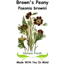 Peony, Brown's